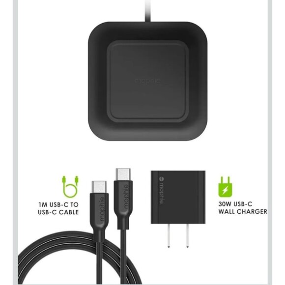 Mophie Universal Wireless Charge Pad - 15W Fast Charging for Qi-Enabled Devices, - Picture 1 of 14